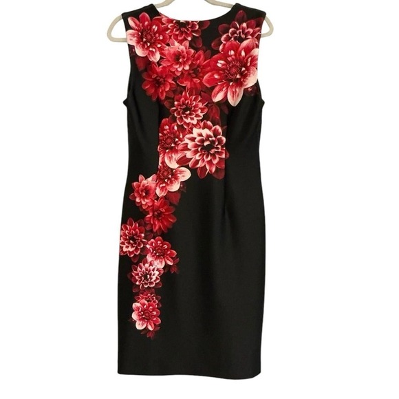 Calvin Klein black & red flower prints size 8‎ - Picture 8 of 9